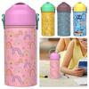 Stainless Steel Children's Water Bottle With Lid Vacuum Flask Thermo Cup  Milk Container