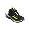 adidas Activefle Boa Abrasion Resistant Low Top Running Shoes Black Green Kids' FY0280