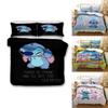 Çocuk Odası Dekorasyonu İçin Büyüleyici 3D Stitch Baskılı Lilo Stitch Nevresim Takımı