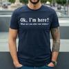 ICH BIN EIN LANGSAMER LERNER T-SHIRT Affen Witz Party Neuheit Spiel Cartoon Geschenk Oberteil Tee