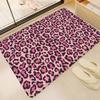 Fashion Leopard Print Bathroom Mat Kids Room Bedroom Decoration Balcony Anti-Slip Doormat Living Room Welcome Rug