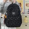 Schultasche Koreanische Version ins Vielseitiger Rucksack College-Stil Schleife Schultasche Damen Corduroy Große Kapazität Campus Leichter Rucksack
