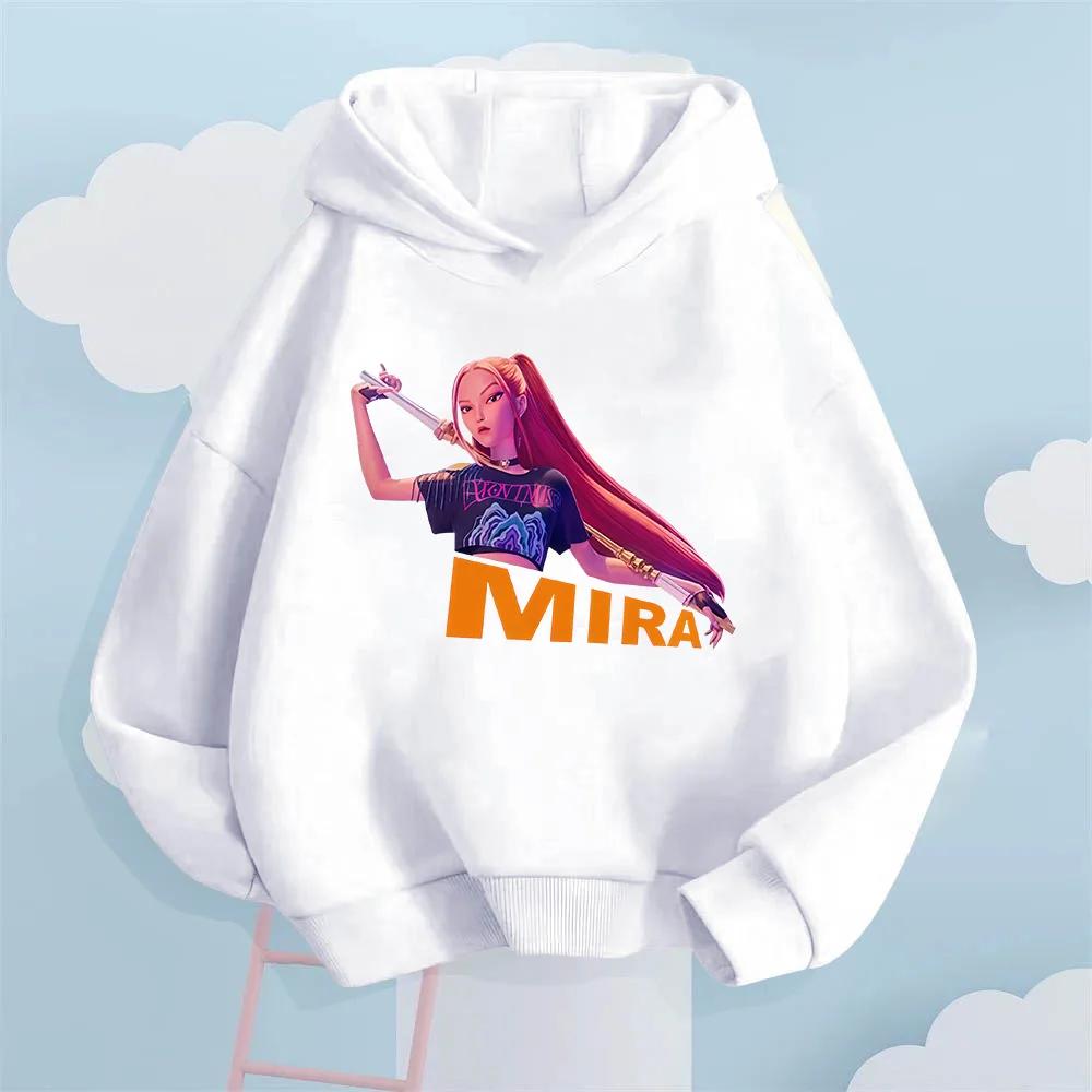 Girls' Hooded Pullover, a Casual and Fashionable Internet Style Women's Soldier Printed Children's Sports Shirt for Autumn and Winter