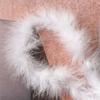 Feather Strip Flat Top Wedding Festival Diy Decorative Toys Crafts Stage Clothing Performance Feather 2 Meters