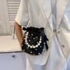 Shoulder bag New pearl fashion trend women's bag Summer large capacity women's handbag Portable chain messenger bag