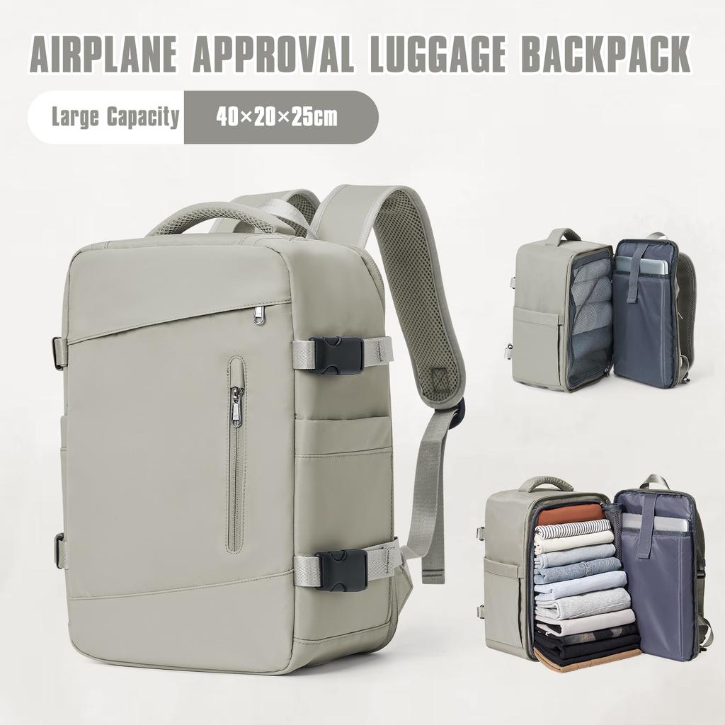Mochila de Viaje Antirrobo para Equipaje de Mano Hombres Mujeres Ryanair 40x20x25 Bolsa de Cabina Avión Maletín para Portátil