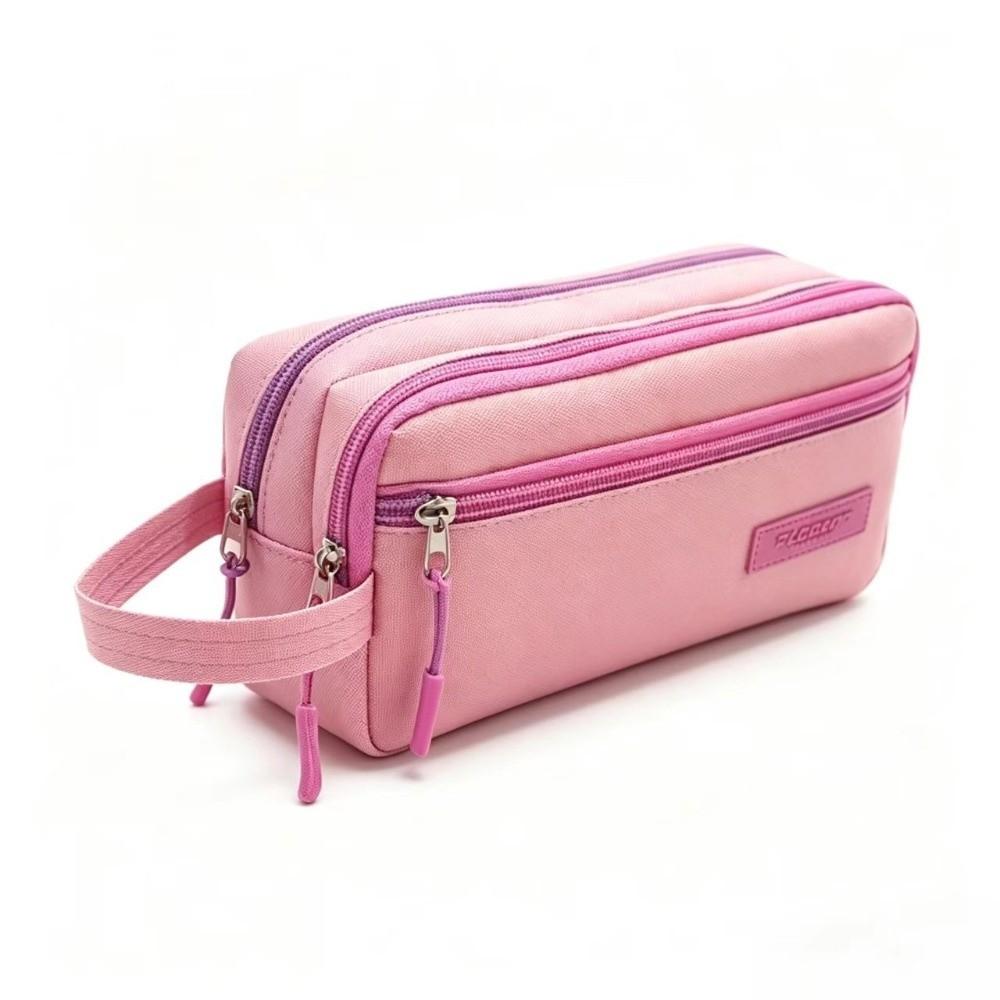 Oxford Fabric Pencil Case Large Capacity Pen Pouch Simple Pen Case Office Supplies