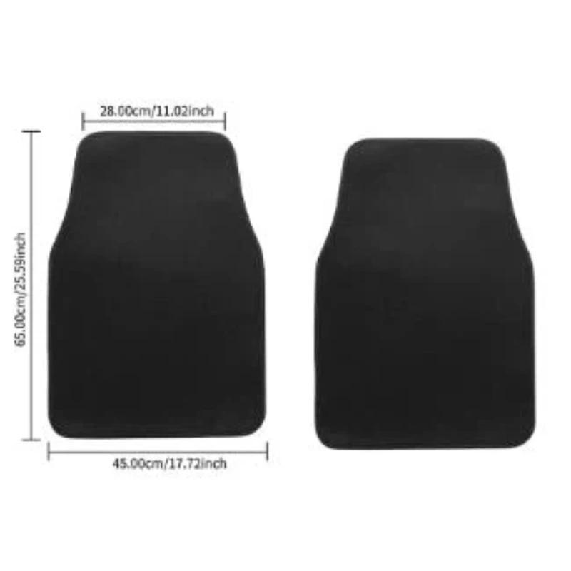 1/2/4pcs Universal Car Automotive Carpet Floor Mats For Auto SUV Sedans Vans Accessories Dirt and Wear-resistant