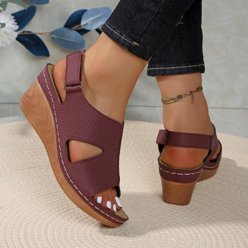 Fashion Ladies Shoes 2025 Wedges Women's Sandals Casual Open Toe Sandals Women New Summer Platform Shoes Woman Light Comfort Sandalias