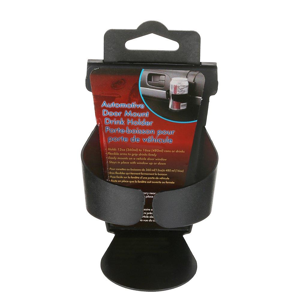 Bennyue 2 st Bil Dryckeshållare Bil Mugghållare Dörrklädsel Caféhållare Justerbar Svart Bil Förvaringshållare
