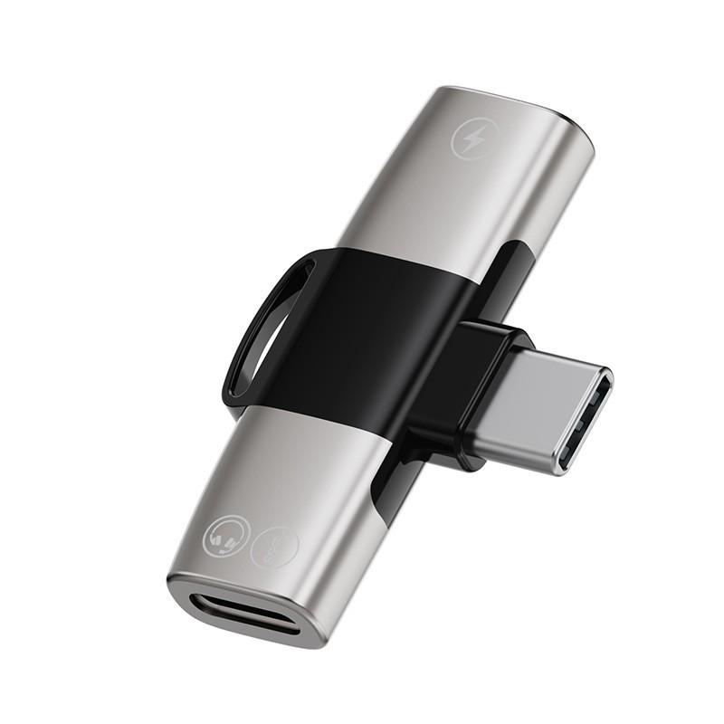 USB-C To 3.5mm Audio Adapter With PD 60W Fast Charging Digital Analog Support Smartphones