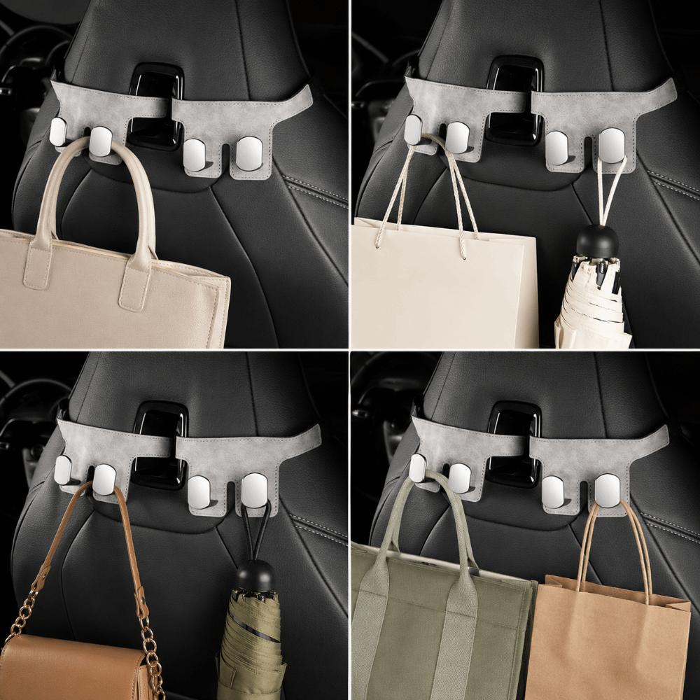 Wear-Resistant Car Headrest Hook High Load-Bearing Hanging Headrest Bag Holder Handbag