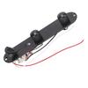 Guitar Control Plate Metal for TL Chrome Plated Prewired Circuit Board Replacement AccessoriesBlack