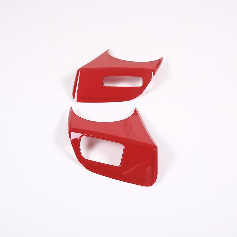 

ABS Carbon Fiber/Red For Mitsubishi Eclipse 2006-2011 Window Lifting Button Decorative Frame Sticker Car Interior Accessories червоний