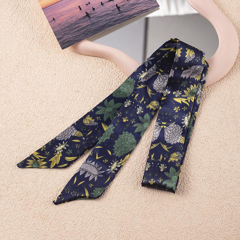 Korean Style Multifunctional Scarf: Long Ribbon Belt, Decorative Tie, Bag Accessory, Streamer, Customizable Headband for Women.