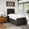 Maison Exclusive - Lattenrost-Bettgestell mit Matratze Schwarz 80x200cm Kunstleder