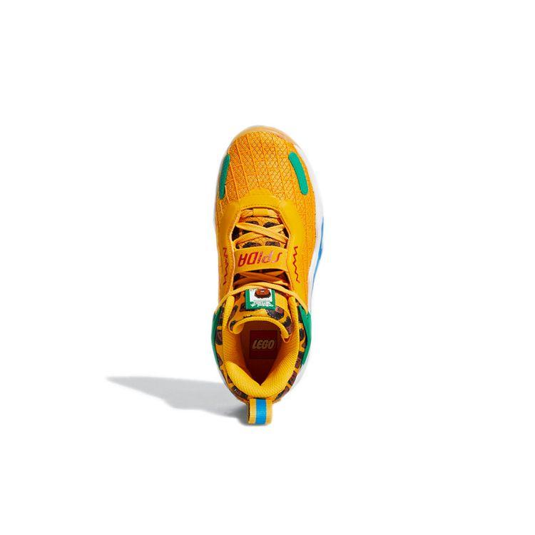 LEGO X Adidas D.O.N. Issue #3 Big Kid Minifig Kids Sneakers Yellow Core-Black Green GZ5512