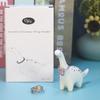 OYLZ Adorable Small Ceramic Dinosaur Jewelry Ring Holder, Engagement, Wedding Ring Display Stand