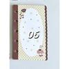 10 Sheets of 6 Styles of Cute and Fragrant Cheese Mouse Spiral Binding M5 Notebook Replacement Perforated Material for Inner Page Notes