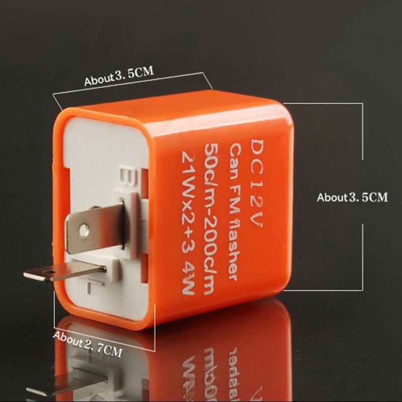 

Регулируемый светодиодный мигающий реле указателя поворота гипер мигающий 1 шт. новый 12 В 2-контактный мотоциклетный мигалка