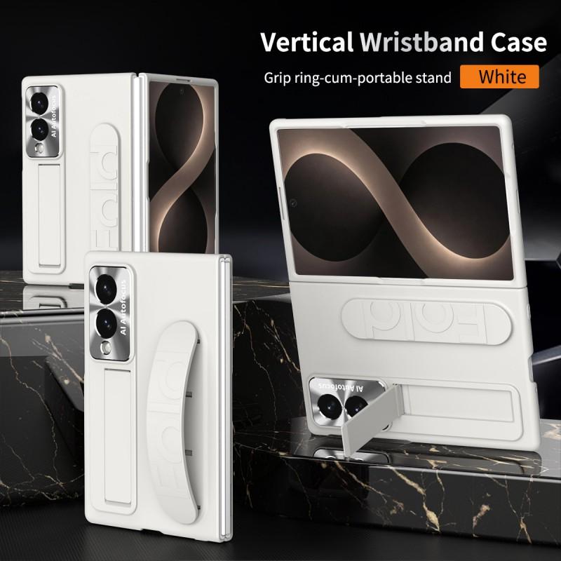Galaxy Z Fold8 Ultra Protective Case With Wrist Strap Shockproof PC Cover Full-Body Protection Foldable Phone
