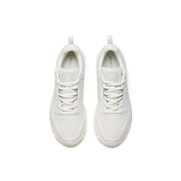 Anta Breathable Lightweight Durable Non-Slip Low-Top Running Shoes Women Sneakers White Blue 92625512-42