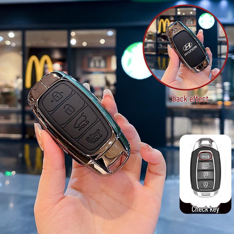 Kompatible Schlüsselhülle für Hyundai Modelle: Elantra, ix35, Coupe, Tucson, Mingtu, ix25 und Kona
