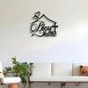 Elegant Metal Welcome Sign Home Wall Decor Modern Housewarming Gift