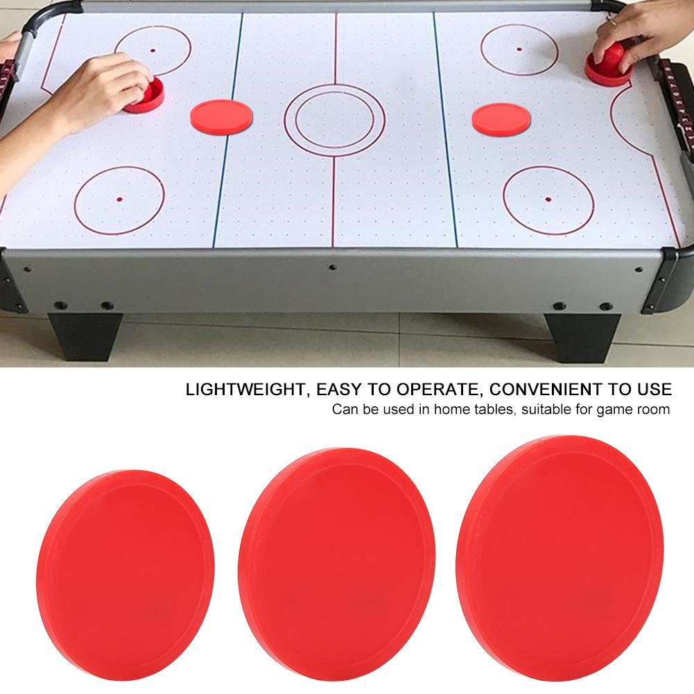 Air Hockey Pucks Plastic Air Ice Hockey Pucks Piece Replaceable for Tables Game Equipment Hockey Pucks