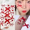 Decorative Stickers for the Face, Concert Face Stickers, Pink Bow Makeup Accessories, Face Makeup Stickers, Diamonds