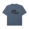 Balenciaga HAND DRAWN BB ICON SS23 T Shirt Regular Fit Men's Washed Blue/Black 612966TNVN44183