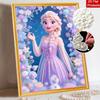 Disney Pearl Painting Queen Elsa DIY Pearl Art Painting Pearl Gem Painting Pictures Crafts Special Shape Home Wall Decoration