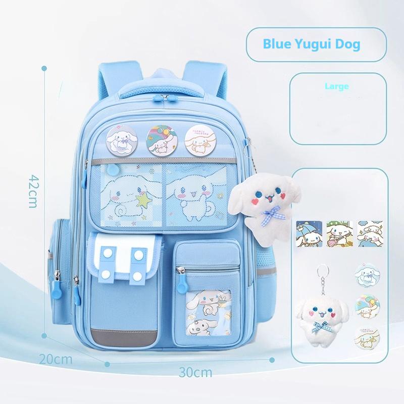 Cute Cartoon Kids Large Capacity Backpack Set Kawaii Anime School Bag For Children