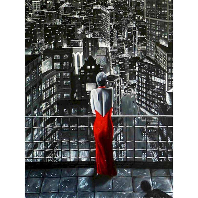 

5d Полная Алмазная Картина Сексуальная Леди Мозаика Алмазная Вышивка Черный И Красный Аварийная Картина Настенные Картины Full Round 20x30CM