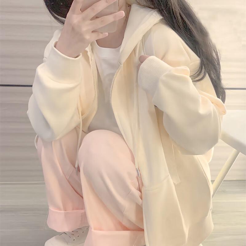 JEANSWEST Damen 2025 Locker sitzendes Kapuzen-Freizeit-Sweatshirt