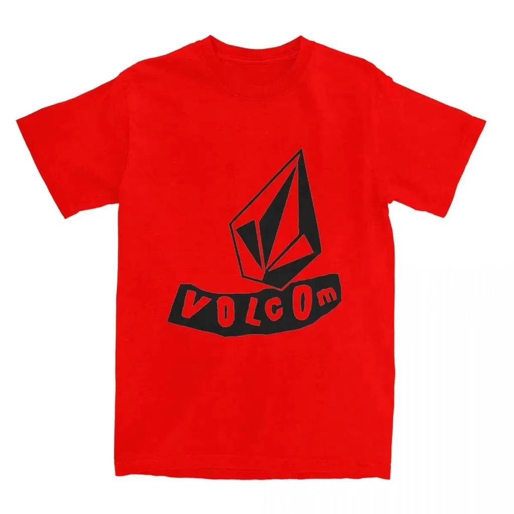 Hot Selling Volcom Obsidian Summer T-Shirt for Men in 2025, Comfortable and Fashionable Short Sleeved High-Quality pro choice