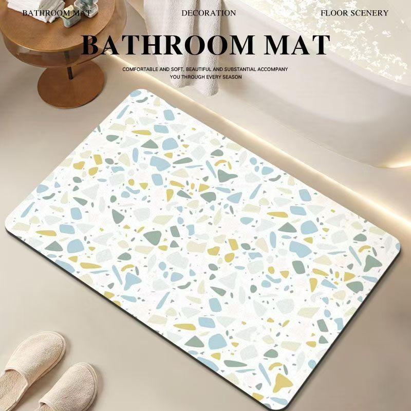 Bathroom absorbent diatom mud toilet doormat toilet toilet floor mat toilet carpet