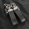Car Key Chain Carbon Fiber Keyring For Seat Ibiza Toyota Ford RangerBmw Tesla Skoda VW Honda Hyundai Peugeot Auto Accessories