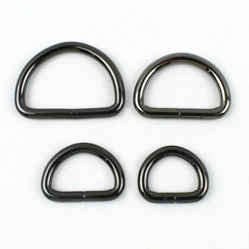 5/10Pcs Meetee 20/25/32/38mm Metal Buckles for Bag Strap D Ring Clasp Dog Collar Decor Connect Hooks DIY Hardware Accessories