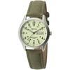 Klefer Men's Analog Waterproof Wristwatch with Fabric Strap, Khaki, TE-AM180-LUS