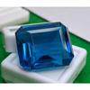 Fabulous Blue Indicolite Tourmaline 47-49 Ct Emerald Cut Certified Gemstone