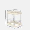 Miflame 5-Tier Slim Rolling Storage Cart