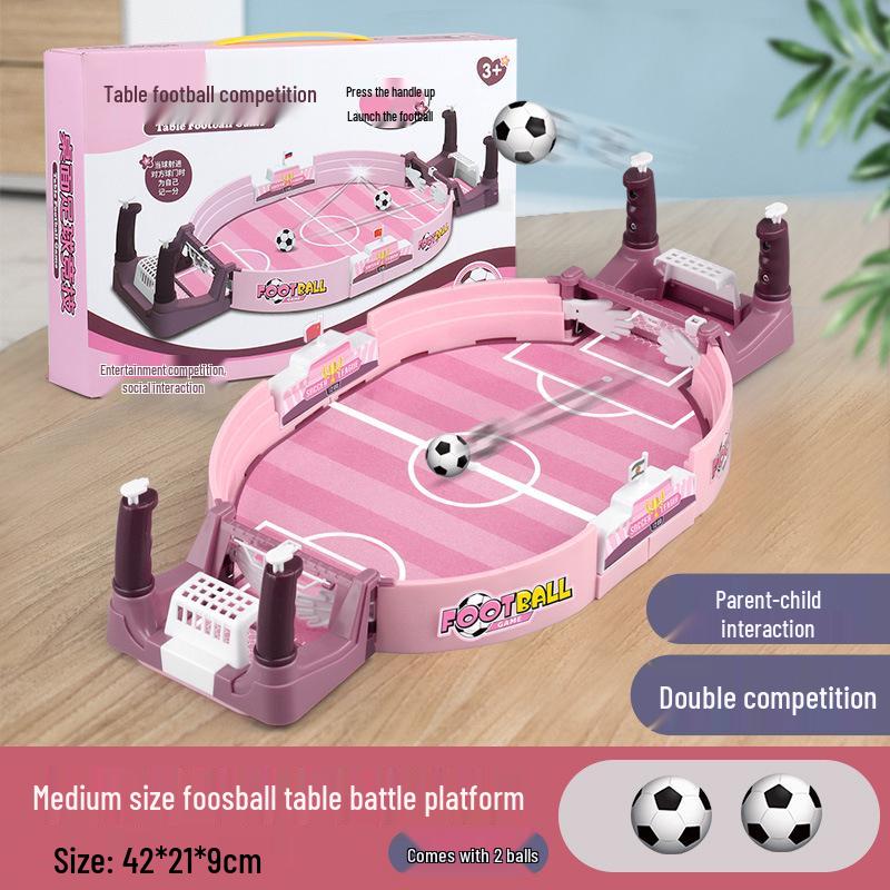 

Kids Interactive Table Football Game: Double Player Parent-Child Educational Toy
