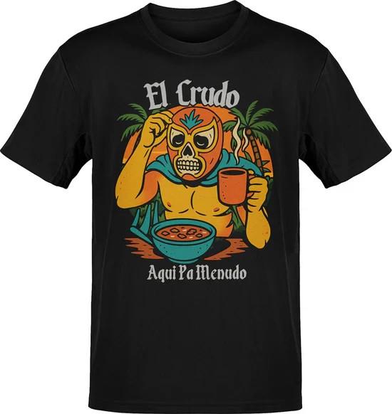 El Crudo Pa Menudo Graphic Tee Shirt S