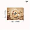 1Pcs Boho Coffee Bar Coffee Rubber Drying Mat Tableware for Coffee Shop Kitchen Carpet Tableware Durable Diatom Mud Table Mat Pet Coffeeware Mat