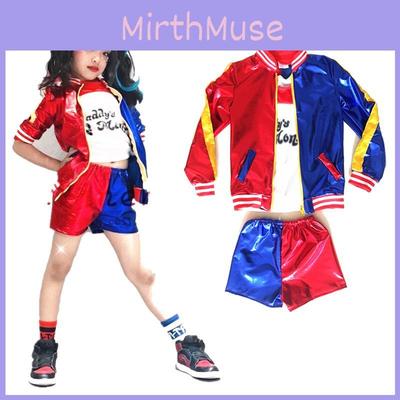 Stunning Halloween Girl Costume Featuring Suicide Squad Harley Quinn Design For Kids