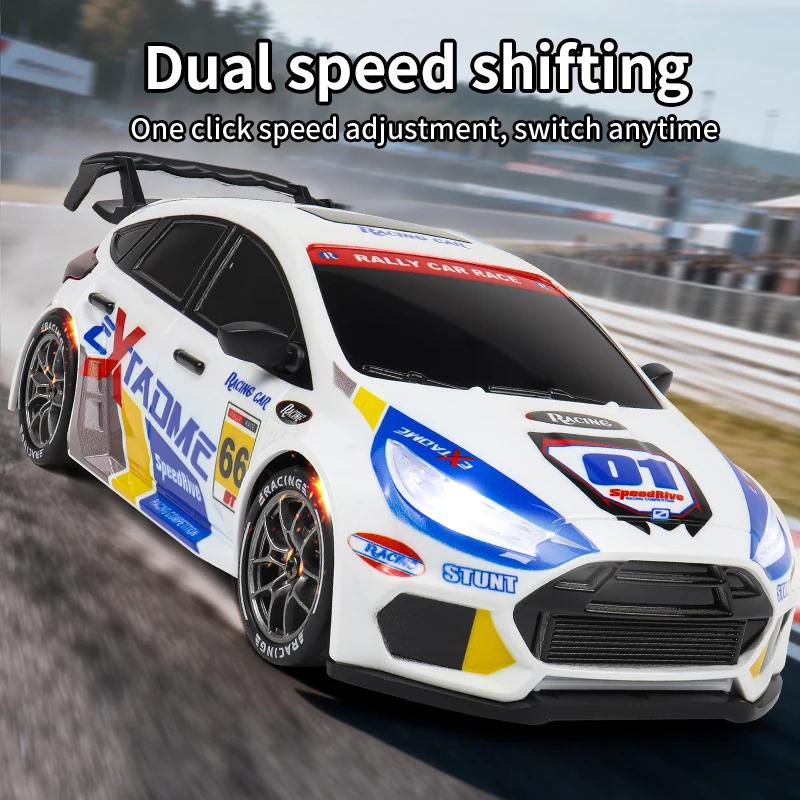 ZWN 1/24 Remote Control Drift Car Hight Speed 2.4G Wireless 4WD Rc Car Racing Model with LED Lights Vehicle Toy for Children