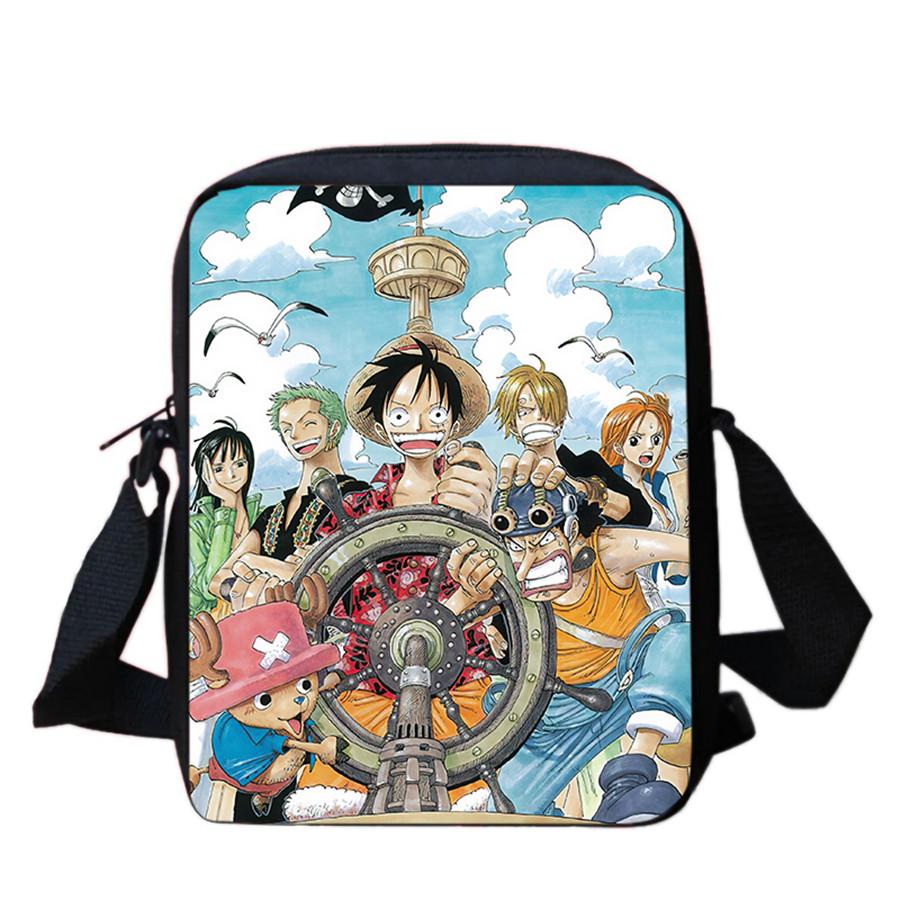 One Piece Crossbody Bag, Lightweight Adjustable Casual Shoulder Bag for Boys and Girls Age 6-10, Unisex Kids School Sling Bag