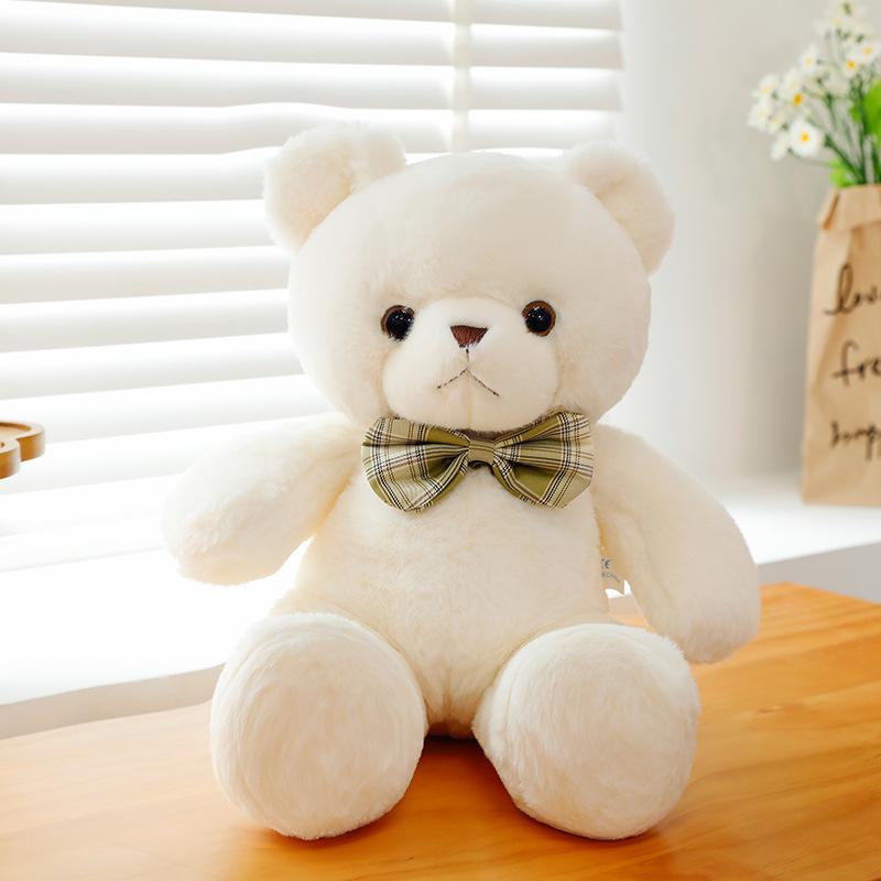 Bow Bear Doll Plush Toy for Children's Birthday Gift, New Bear Doll Throw Pillow for Gift