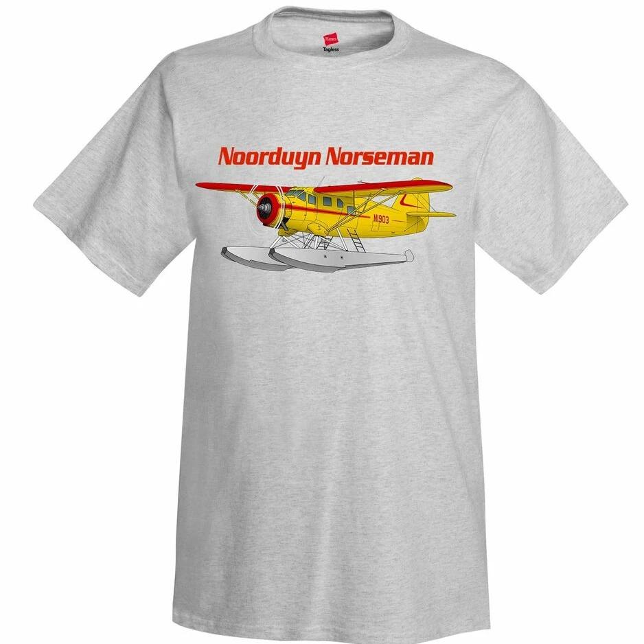 Noorduyn Norseman Custom Airplane Aviation TShirt Short Sleeve Casual 100 Cotton ONeck Summer Mens Tshirt Size S3XL